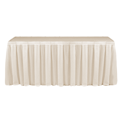Table Skirting Primary Ivory one size 14ft