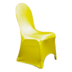 Chair Cover Lycra Yellow