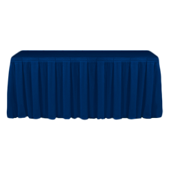 Table Skirting Primary Royal Blue one size 14ft