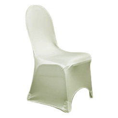 Chair Cover Lycra White