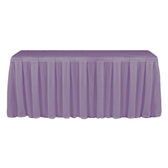 Table Skirting Primary Purple one size 14ft