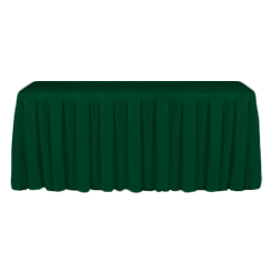 Table Skirting Primary Forest one size 14ft