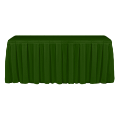 Table Skirting Primary Emerald one size 14ft