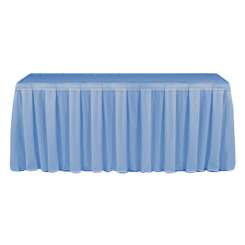 Table Skirting Primary Pale Blue one size 14ft