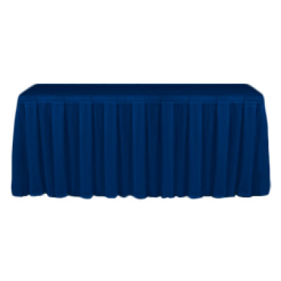 Dimension Royal Blue Table Skirting