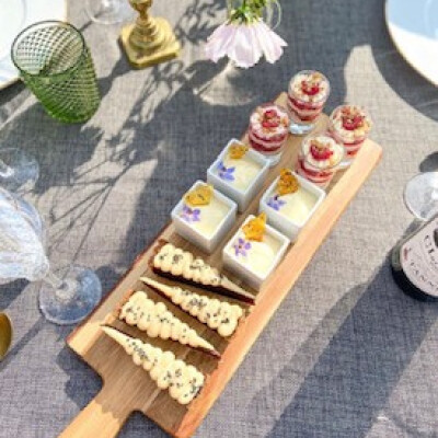 Cool Grey Natural tablecloth