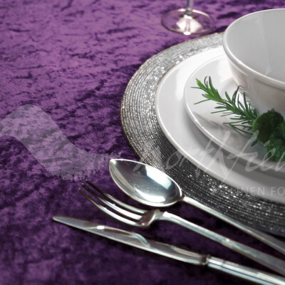 Crushed Velvet Purple