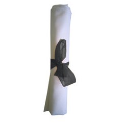 Napkin Bow Black